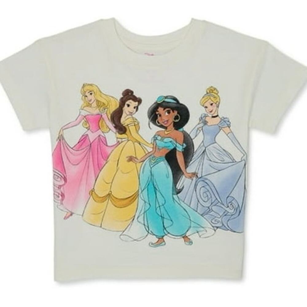 NWT Disney Princess Toddler Short Sleeve Crewneck Tee Size 12 months